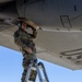 C130J Crew Chief Maintains Aircraft