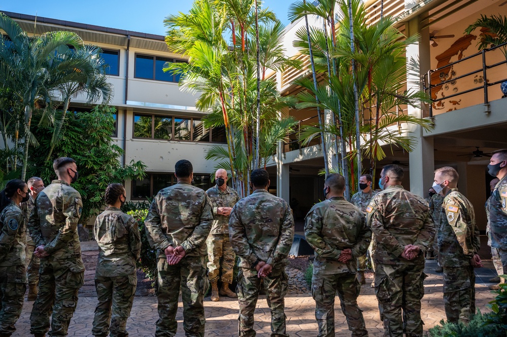 Chief of Space Operations visits Pacific Air Forces, talks to Guardians