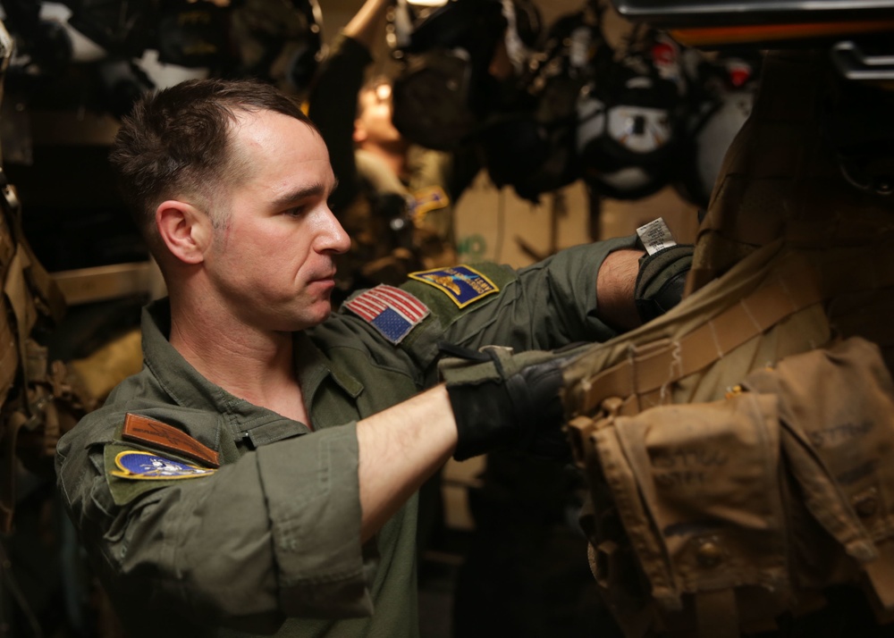 Abraham Lincoln Sailors prepare for flight operations