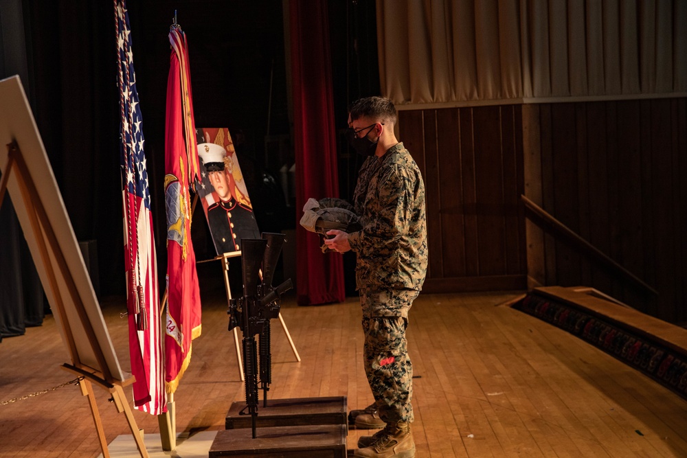 Combat Logistics Battalion 24 honors Lance Corporal Jonathan E. Gierke and Private First Class Zachary W. Riffle