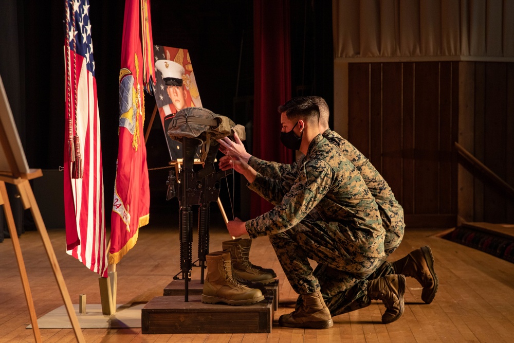 Combat Logistics Battalion 24 honors Lance Corporal Jonathan E. Gierke and Private First Class Zachary W. Riffle