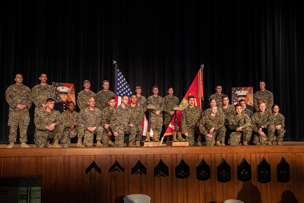 Combat Logistics Battalion 24 honors Lance Corporal Jonathan E. Gierke and Private First Class Zachary W. Riffle