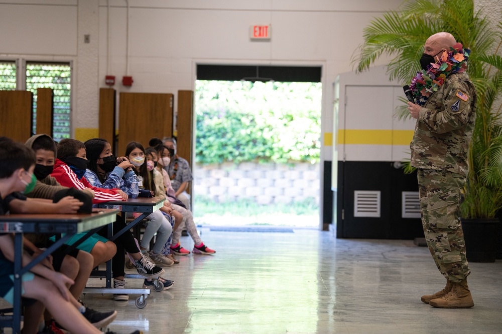 Chief of Space Operations visits Ewa Beach Elementary School