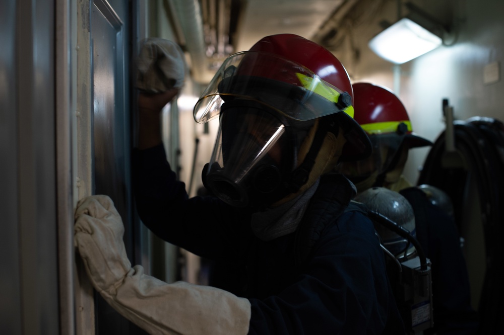 The Harry S. Truman Carrier Strike Group is on a scheduled deployment in the U.S. 6th Fleet area of operations in support of naval operations to maintain maritime stability and security.