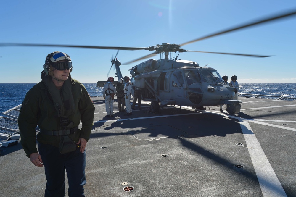 The Harry S. Truman Carrier Strike Group is on a scheduled deployment in the U.S. Sixth Fleet area of operations in support of naval operations to maintain maritime stability and security.