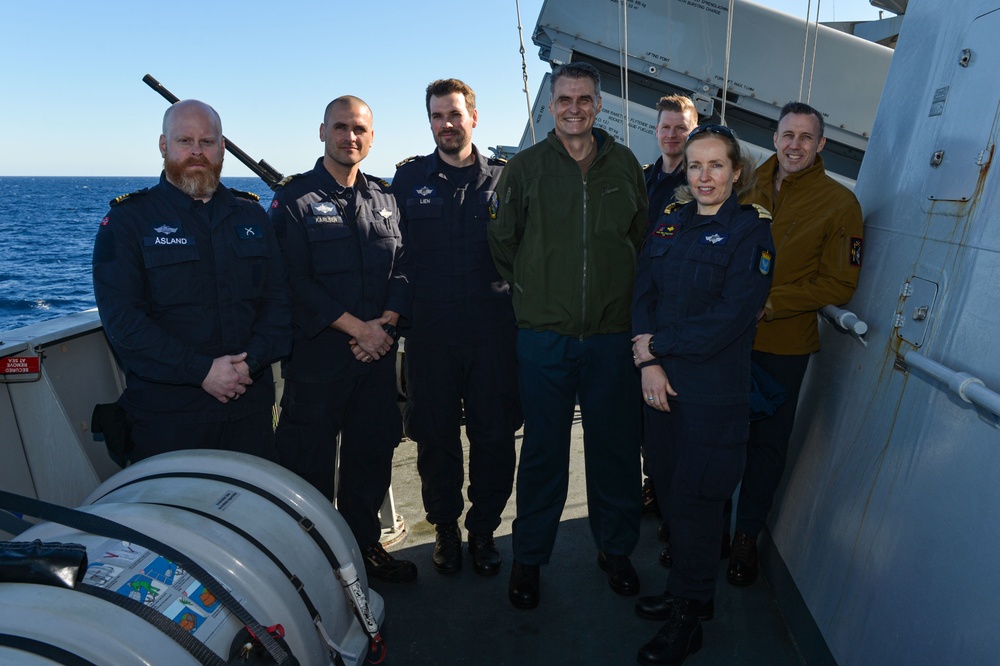 The Harry S. Truman Carrier Strike Group is on a scheduled deployment in the U.S. Sixth Fleet area of operations in support of naval operations to maintain maritime stability and security.