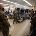 MCPON Russell Smith and SMMC Troy Black visit service members at Dover Air Force Base