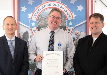 Retired NUWC Division Newport employees receive DON Civilian Service Awards