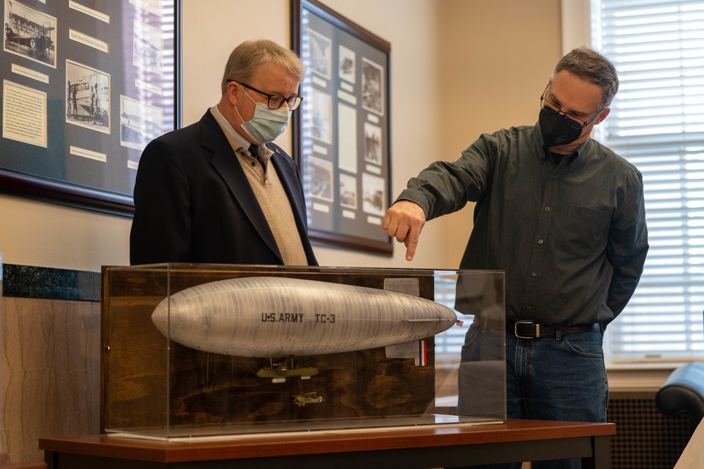 375th Air Mobility Wing: Iconic Airship Model Unveiling