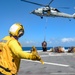 USS Green Bay (LPD 20) Conducts a Replenishment-At-Sea