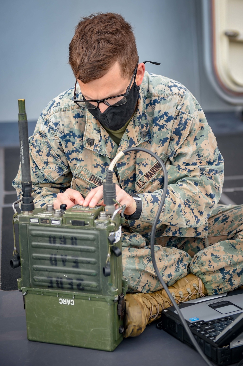 USS Green Bay (LPD 20) Conducts a Visit, Board, Search and Seizure Exercise