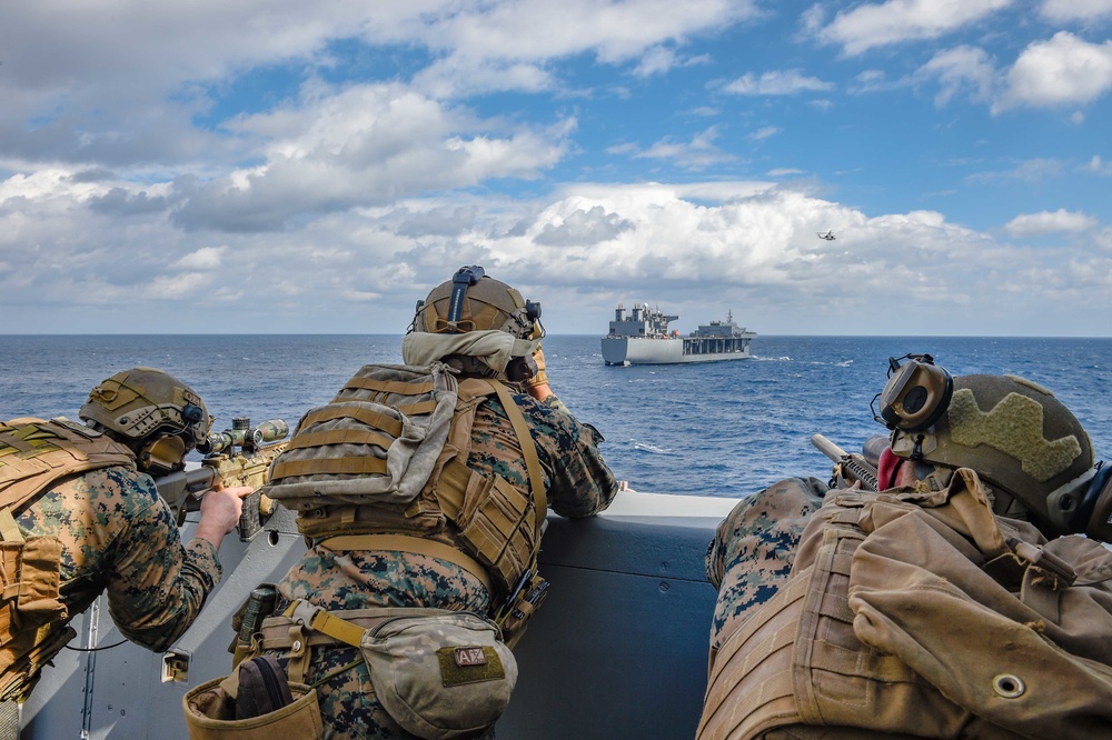 USS Green Bay (LPD 20) Conducts a Visit, Board, Search and Seizure Exercise