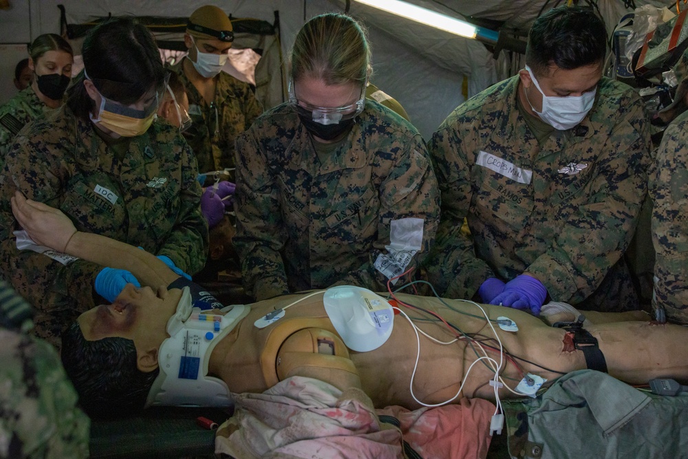 Iron Fist 2022: US Marines, Sailors, Japan Ground Self-Defense Force soldiers participate in mass casualty exercise