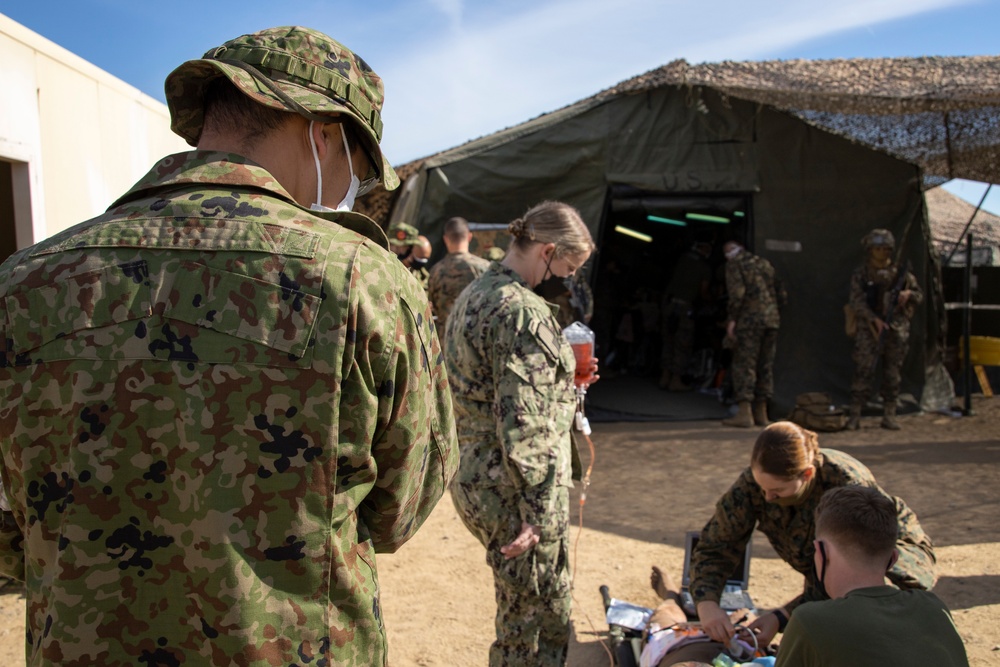 Iron Fist 2022: US Marines, Sailors, Japan Ground Self-Defense Force soldiers participate in mass casualty exercise