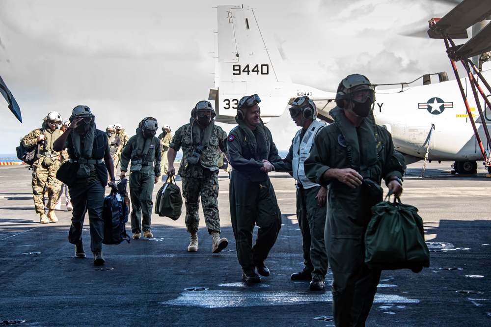 Military Leadership Meets for Commanders' Conference aboard USS Carl Vinson (CVN 70)