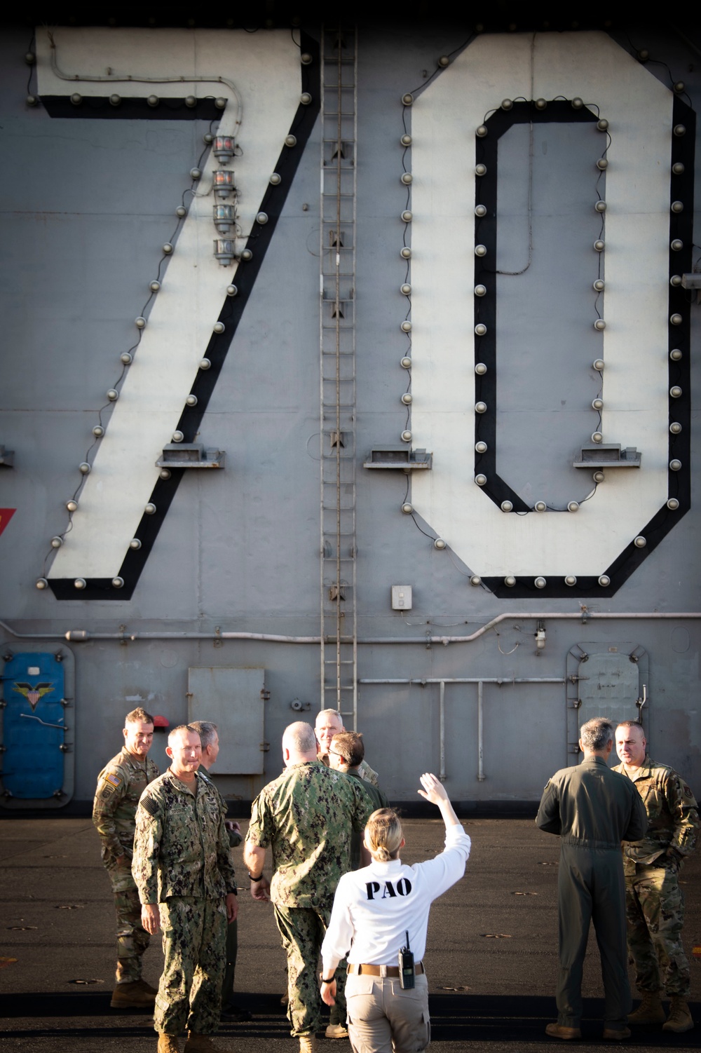 Military Leadership Meets for Commanders' Conference aboard USS Carl Vinson (CVN 70)