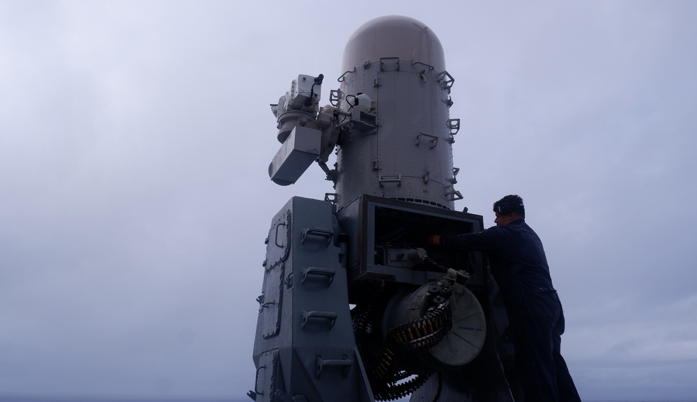 USS Lake Champlain (CG 57) Prepares for a Live-Fire Exercise