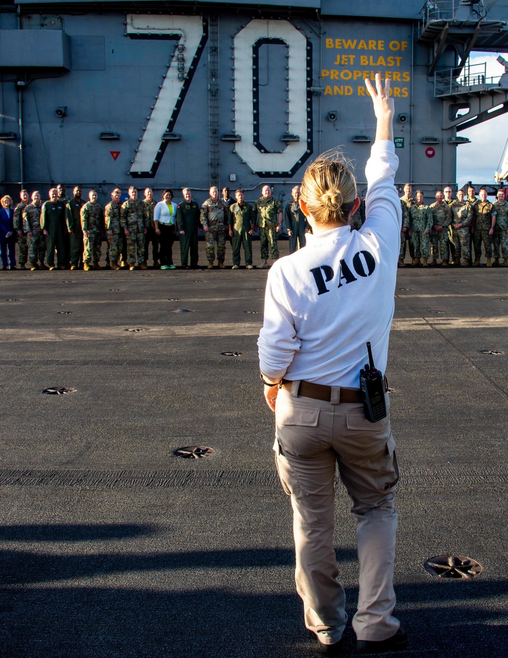 USS Carl Vinson (CVN 70) Hosts Senior Military Leadership