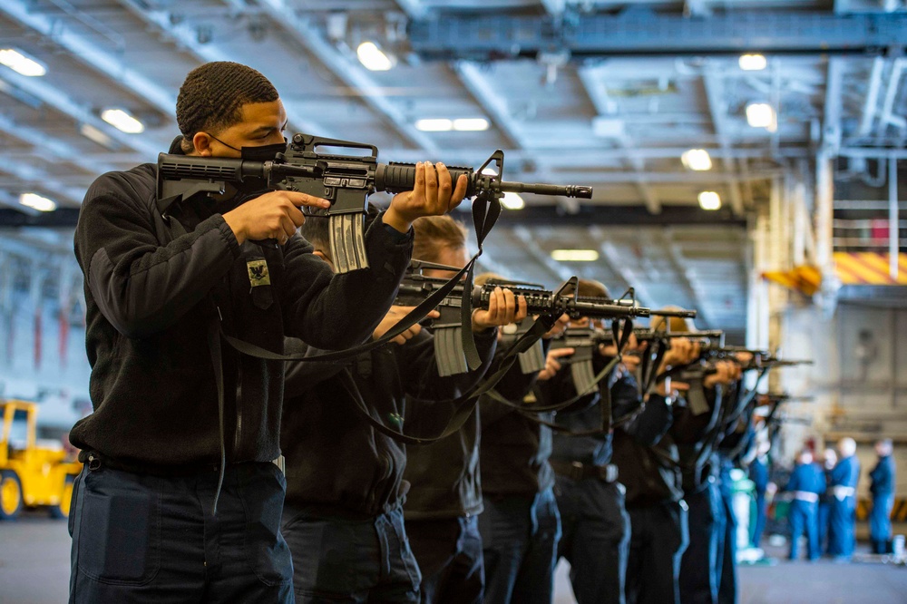 Sailors Partake in Firearms Training