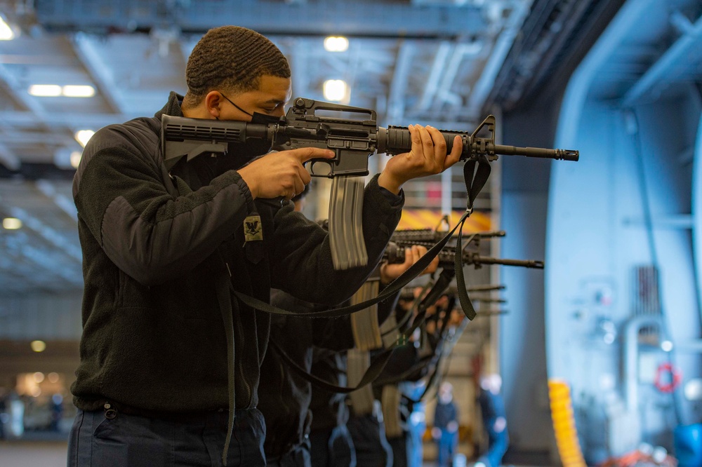 Sailors Partake in Firearms Training