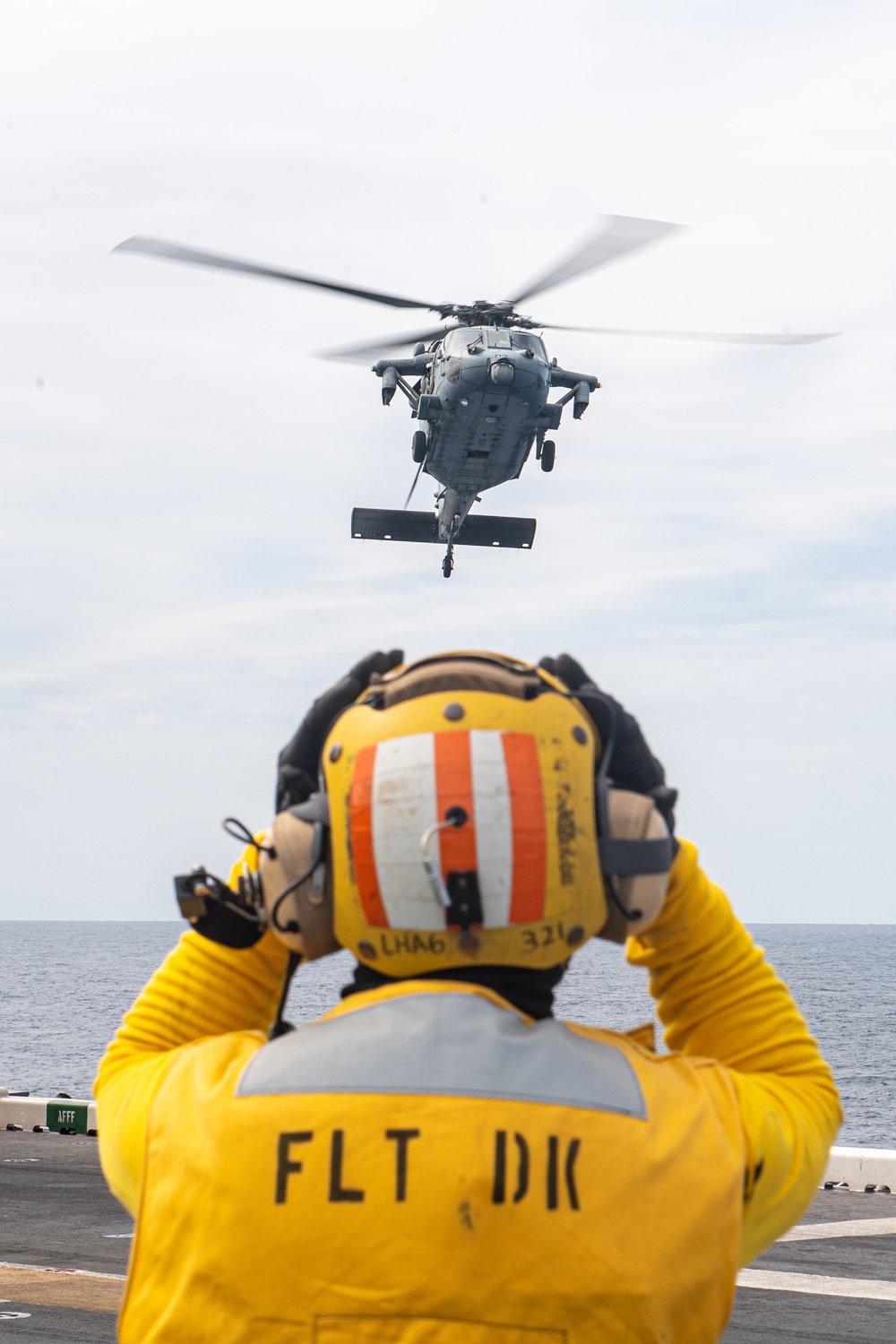 USS America conducts Flight Ops during Exercise Noble Fusion.