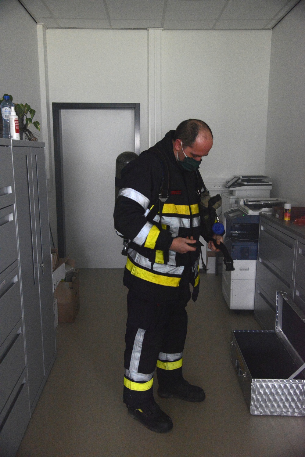Fire evacuation exercise