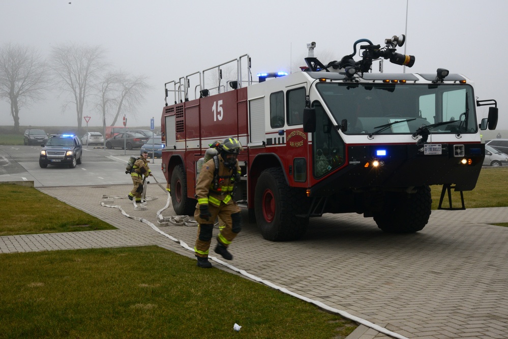 Fire evacuation exercise