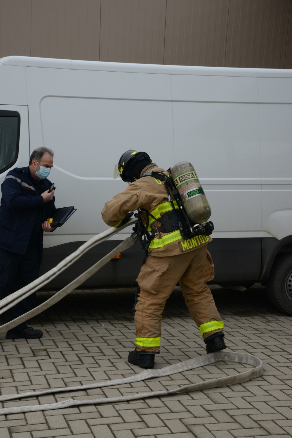 Fire evacuation exercise