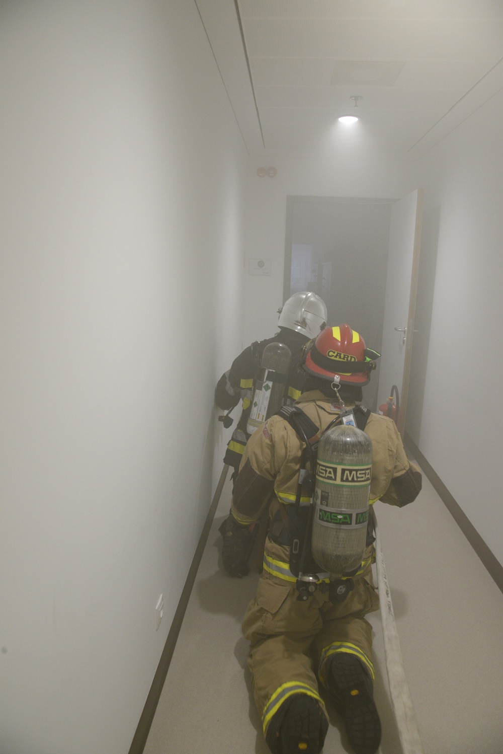 Fire evacuation exercise