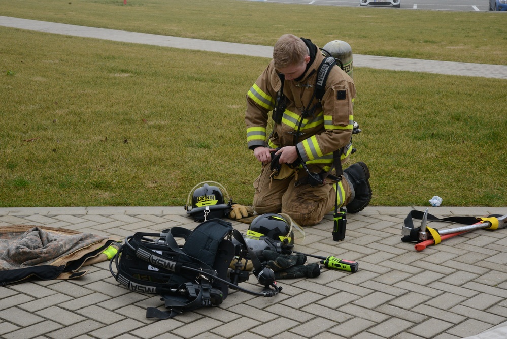 Fire evacuation exercise