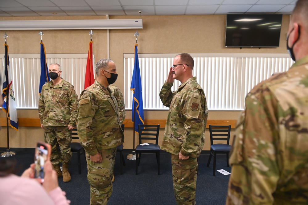 167th Airlfit Wing Hosts WVANG State Command Chief Change of Responsibility
