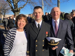 Great nephew of WWII Niland brothers’ legacy continues service through commission at Officer Candidate School