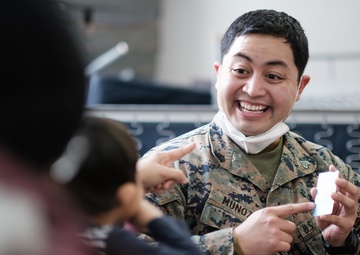 TF McCoy Marine Teaches Sign Language to Deaf Afghan Child