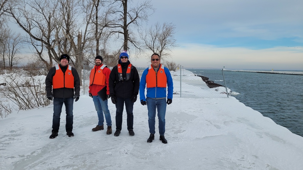 West Pier repairs in Fair Haven, NY