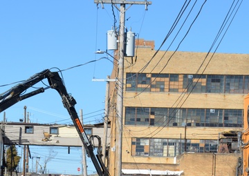 Debris removal operations in Mayfield, KY