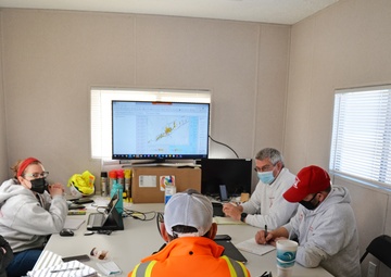 Debris removal operations in Mayfield, KY