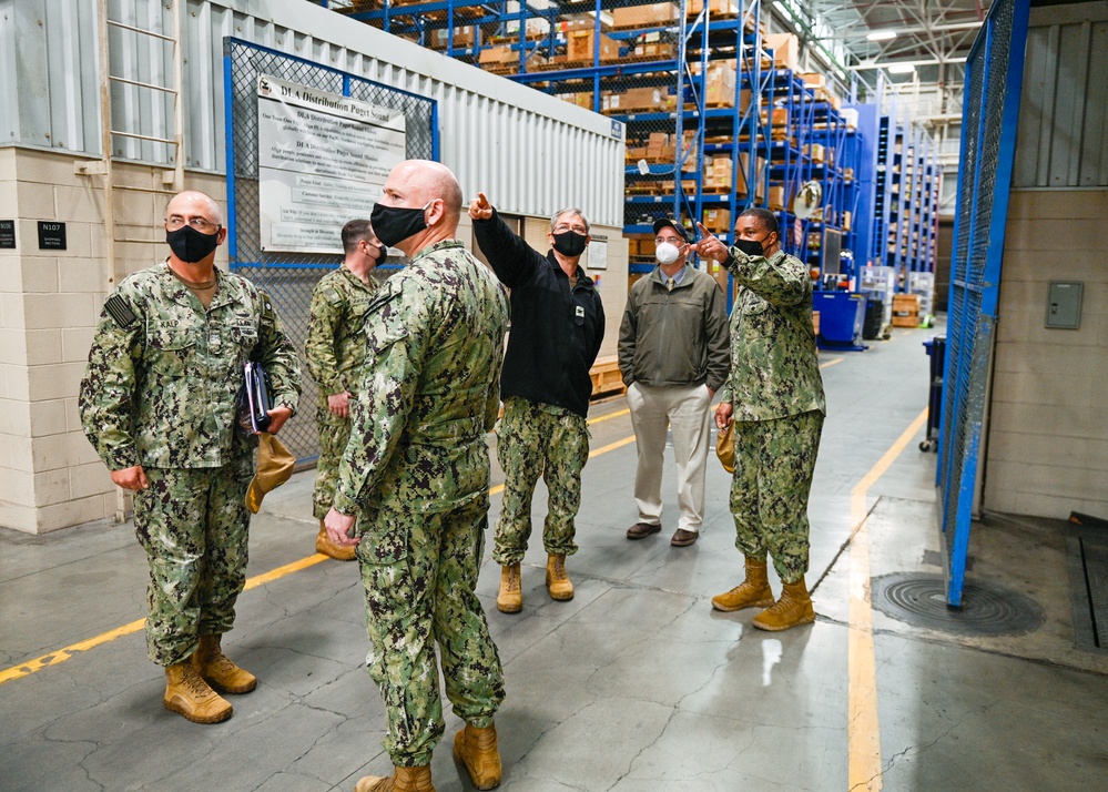 Director, Logistics, Fleet Supply and Ordnance, N4, U.S. Pacific Fleet Visits TRF Bangor