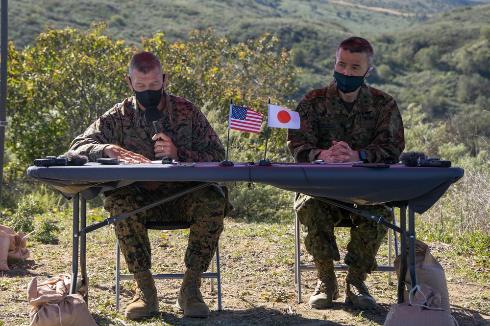 Iron Fist 2022: I Marine Expeditionary Force commanding general, Japan Amphibious Rapid Deployment Brigade CG hold press conference