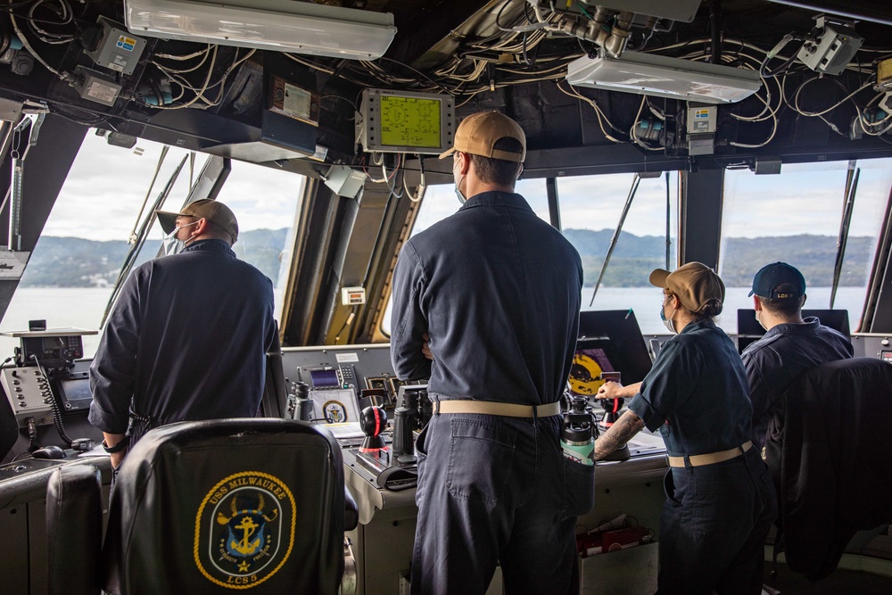 USS Milwaukee Arrives in Ocho Rios, Jamaica