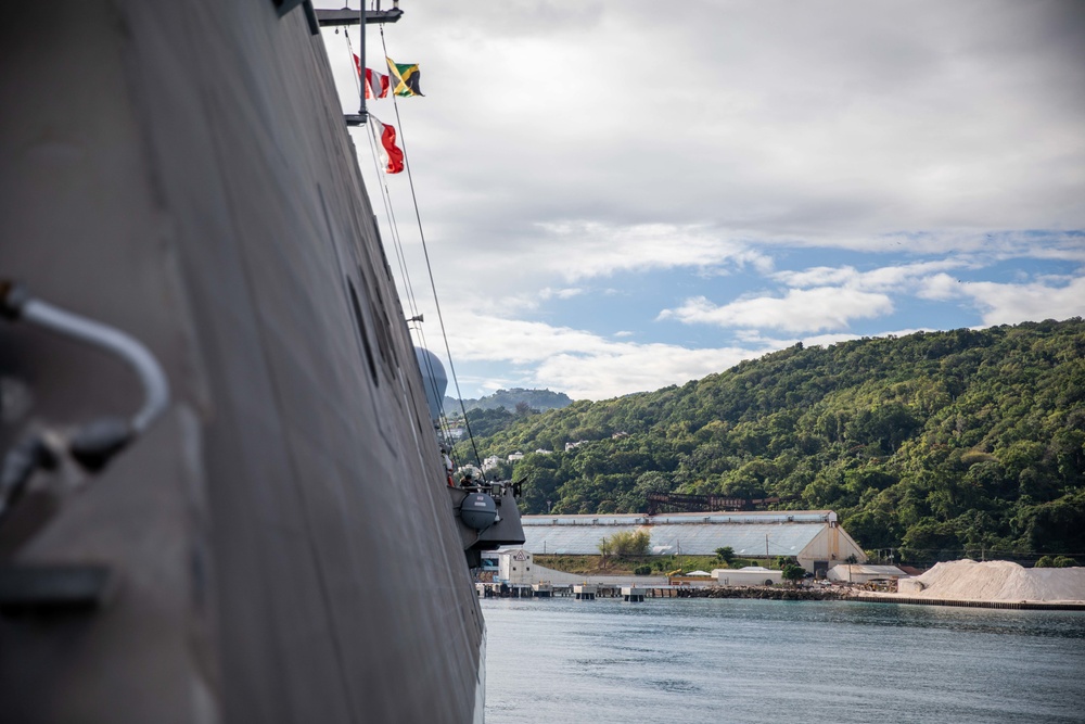 USS Milwaukee Arrives in Ocho Rios, Jamaica