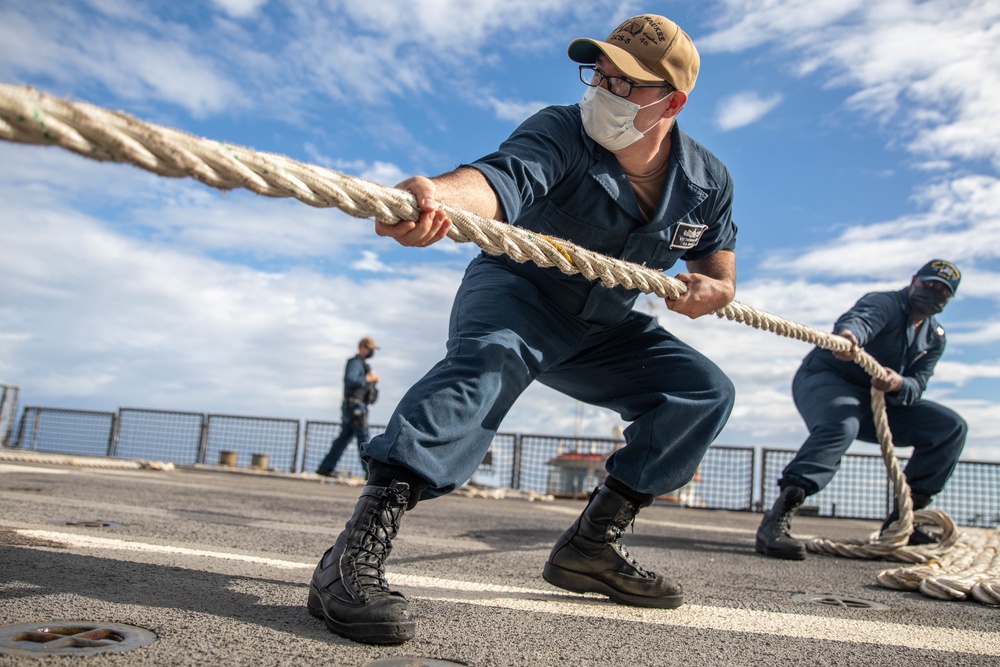 USS Milwaukee Arrives in Ocho Rios, Jamaica