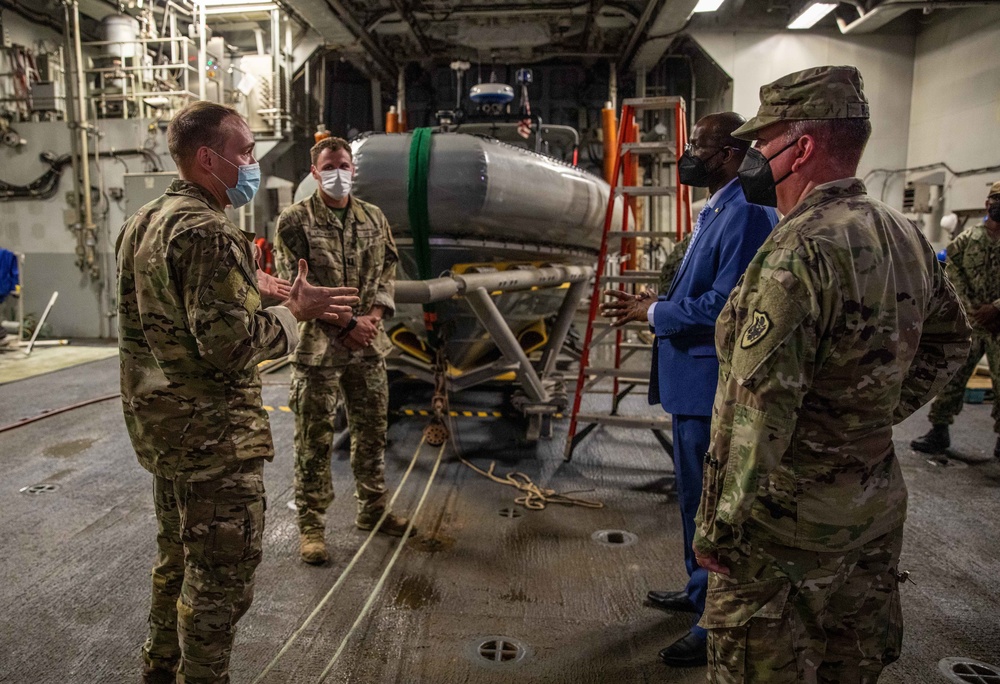 U.S. Embassy Jamaica Visit to USS Milwaukee