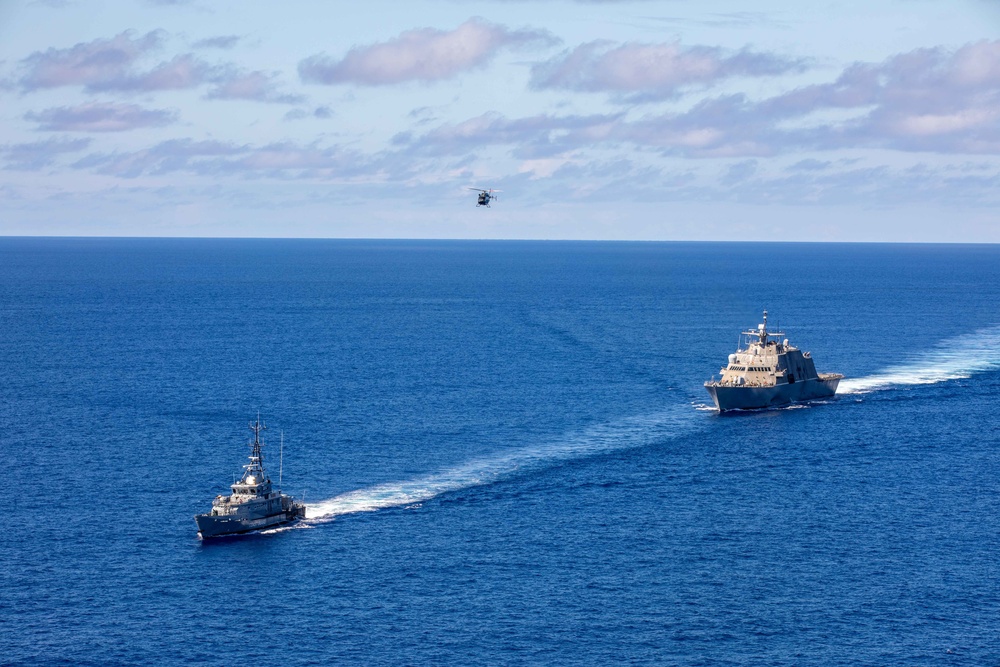 USS Milwaukee Conducts Bilateral Maritime Exercise with Jamaican Defense Force