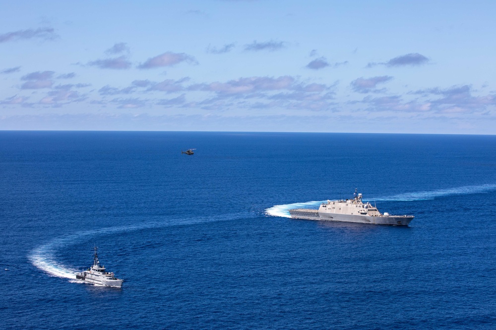 USS Milwaukee Conducts Bilateral Maritime Exercise with Jamaican Defense Force