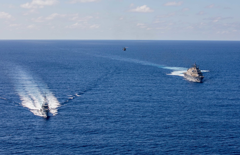 USS Milwaukee Conducts Bilateral Maritime Exercise with Jamaican Defense Force