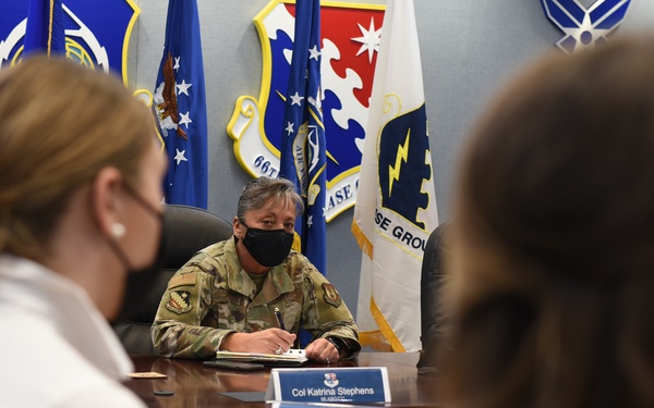 Annual site visit evaluates family housing effectiveness