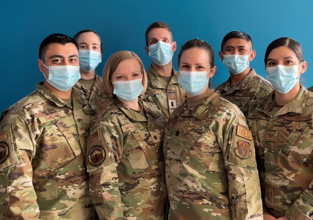 Air Force Reserve medics mobilized a second time for COVID response