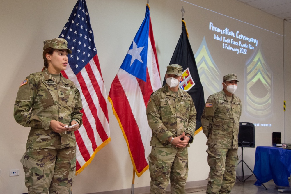 NCOs Promotion Ceremony al JTF-PR