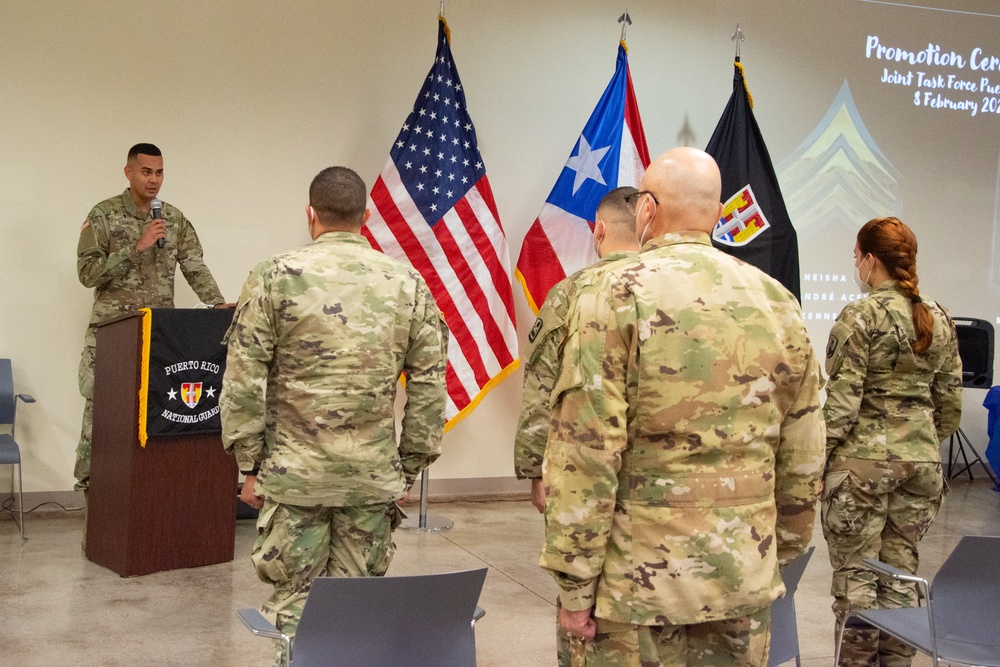 NCOs Promotion Ceremony al JTF-PR