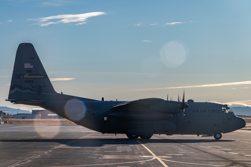 120th AW C-130H Night Ops